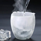 Tasse en verre borosilicate à double paroi résistant à la chaleur (250 ml)