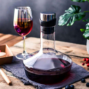 Carafe à vin en verre borosilicaté Campanello (1000 ml)