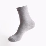 5 paires de chaussettes respirantes en fibre de bambou pour hommes (5 paires)