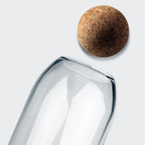 Pot de conservation en borosilicate à Sphère de liège hermétique (1200 ml)