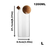Pot de conservation à sphère hermétique à versement latéral (1200 ml)