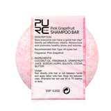 Savon en brique pour shampoing au pamplemousse rose 100% bio Pure