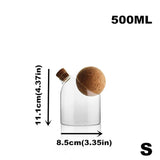 Pot de conservation à sphère hermétique à versement latéral (500 ml)