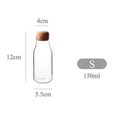 Pot de conservation de lait rétro scellé à bouchon hermétique (150 ml)