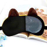 Masque de sommeil relaxant au design animal avec coussinet rafraichissant