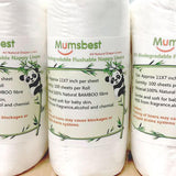 Rouleau de couches en bambou biodégradable et jetable (x100 feuilles) de Mumsbest