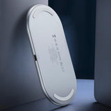 Chargeur sans fil 15 W Dual Qi pour iPhone, Samsung et AirPods (blanc) de Baseus